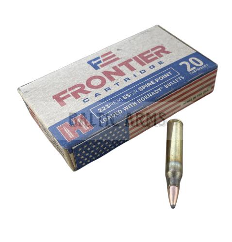 HORNADY FR120 FRONTIER  .223 Remington 55 gr SPIRE POINT